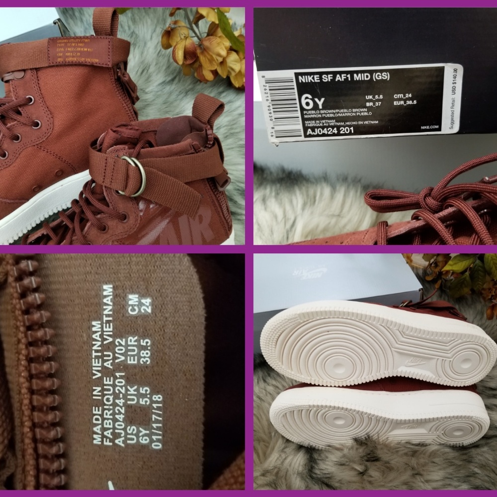 Nike SF Air Force 1 Mid Shoes - Picture 8 of 8
